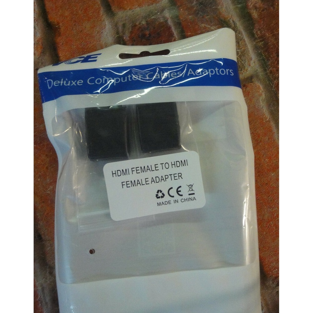 2 lot VCE deluxe computer adaptors HDMI female to HDMI female adapter electronic
